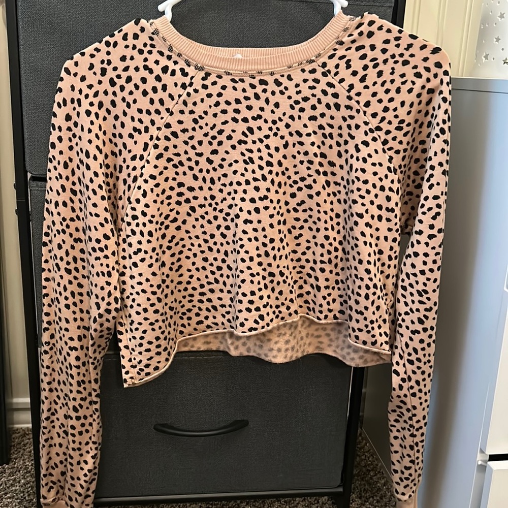 Forever 21 cropped long sleeve size S